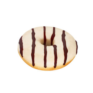 Donut filled with vanilla-flavoured topping.