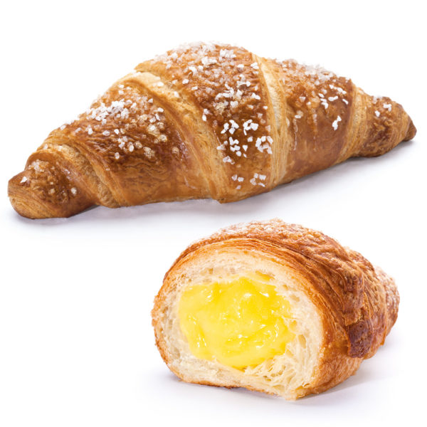 Straight superfilled custard croissant - Dolciaria acquaviva